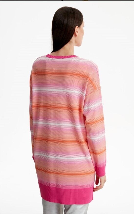 21463  ÇİZGİ GEÇİŞLİ RAYON TUNİK QKS TUNİK 21463  #23-10 3