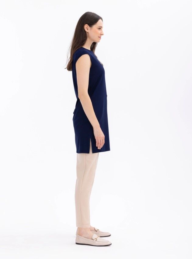 1000 YUVARLAK YAKALI KOLSUZ BASİC TİŞÖRTSIFIR KOLLU ATLET 11231101001000 #23-103