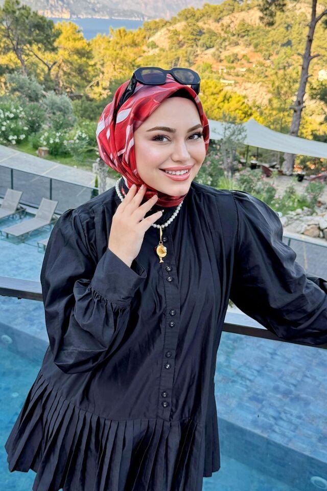 I-1099 LEVİDOR TWİLL İPEK EŞARP #07-25#