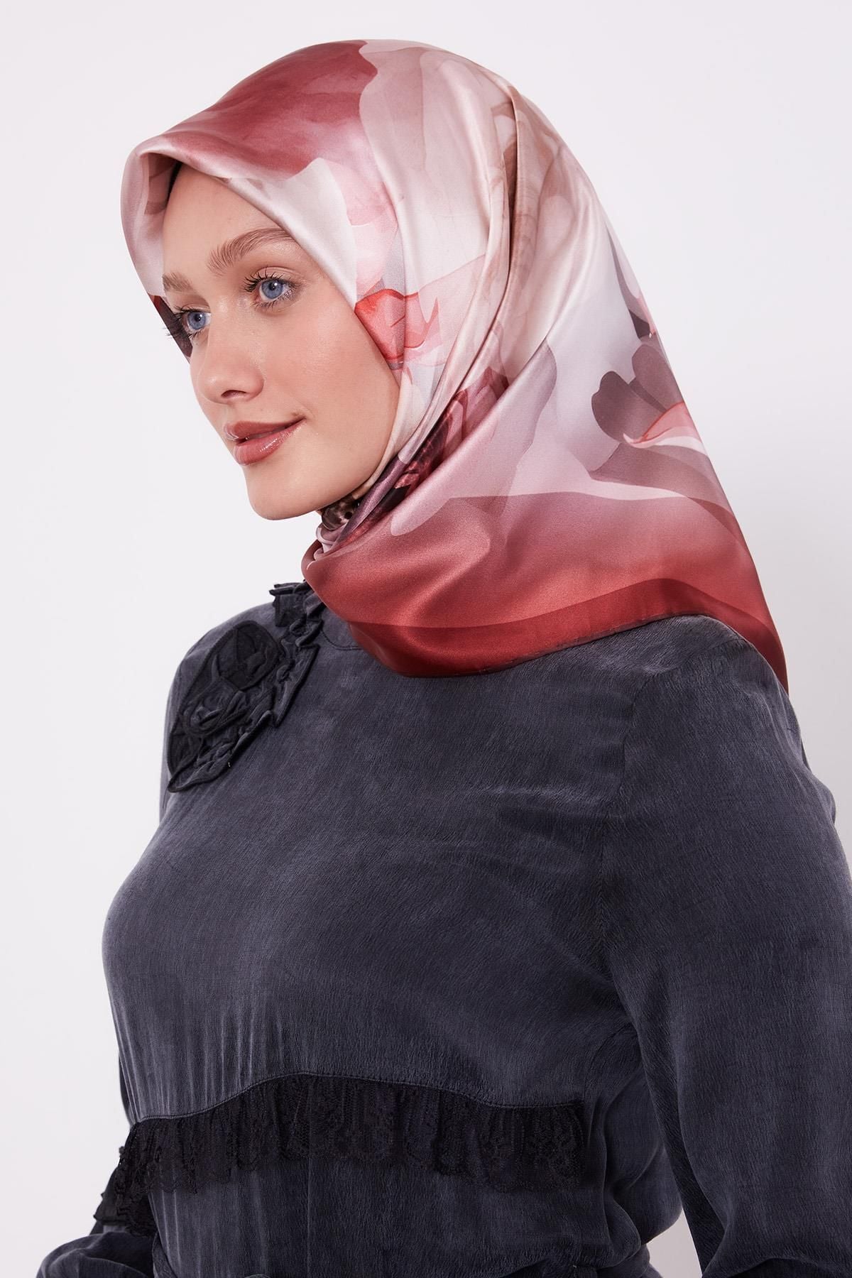 I-1130 LEVİDOR SURA İPEK EŞARP #07-25#