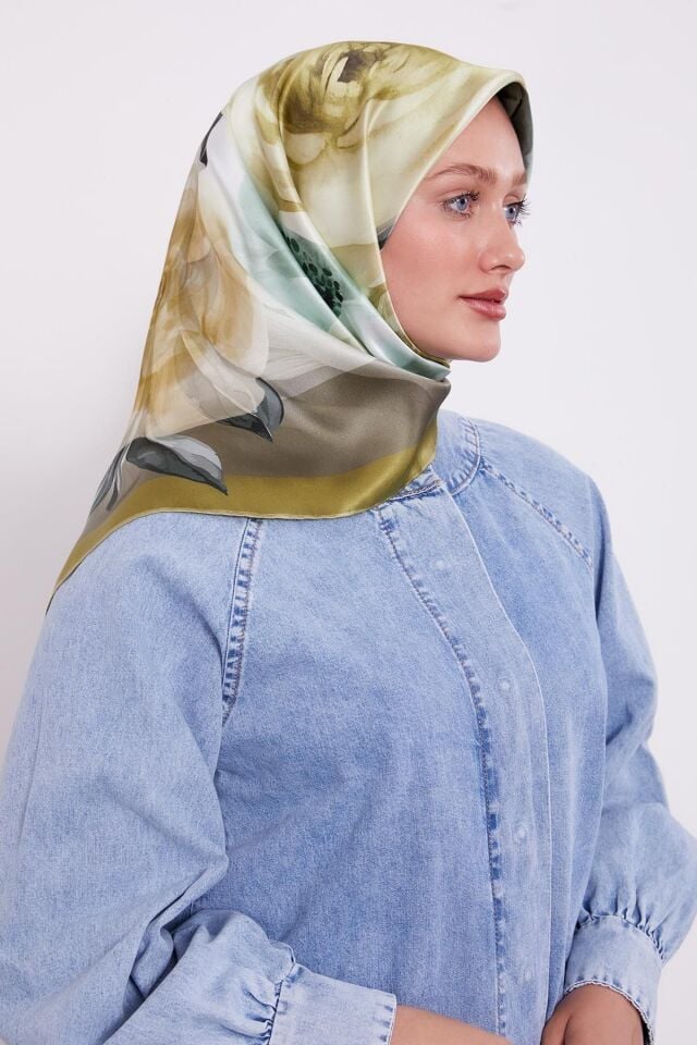 I-1130 LEVİDOR SURA İPEK EŞARP #07-25#