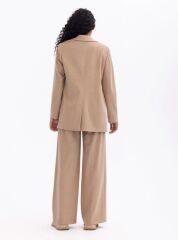 1017 CEPLİ DÜĞMELİ OVERSİZE KESİM BLAZER CEKET BLAZER CEKET 10231205401017 QKS BLAZER CEKET #23-103