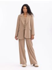 1017 CEPLİ DÜĞMELİ OVERSİZE KESİM BLAZER CEKET BLAZER CEKET 10231205401017 QKS BLAZER CEKET #23-103
