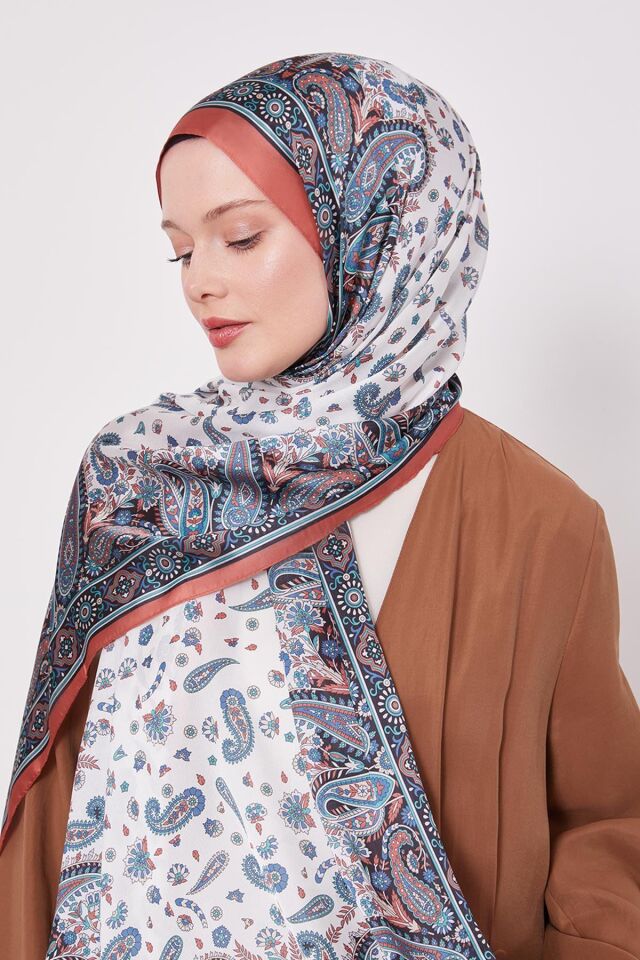 11905 LEVİDOR HİNT İPEĞİ ŞAL #07-25#