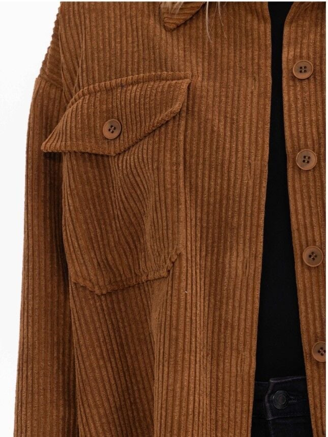 1029 CEPLİ FİTİLLİ KADİFE GÖMLEK GÜNLÜK GÖMLEK 10231302201029 QKS GÜNLÜK GÖMLEK #23-103