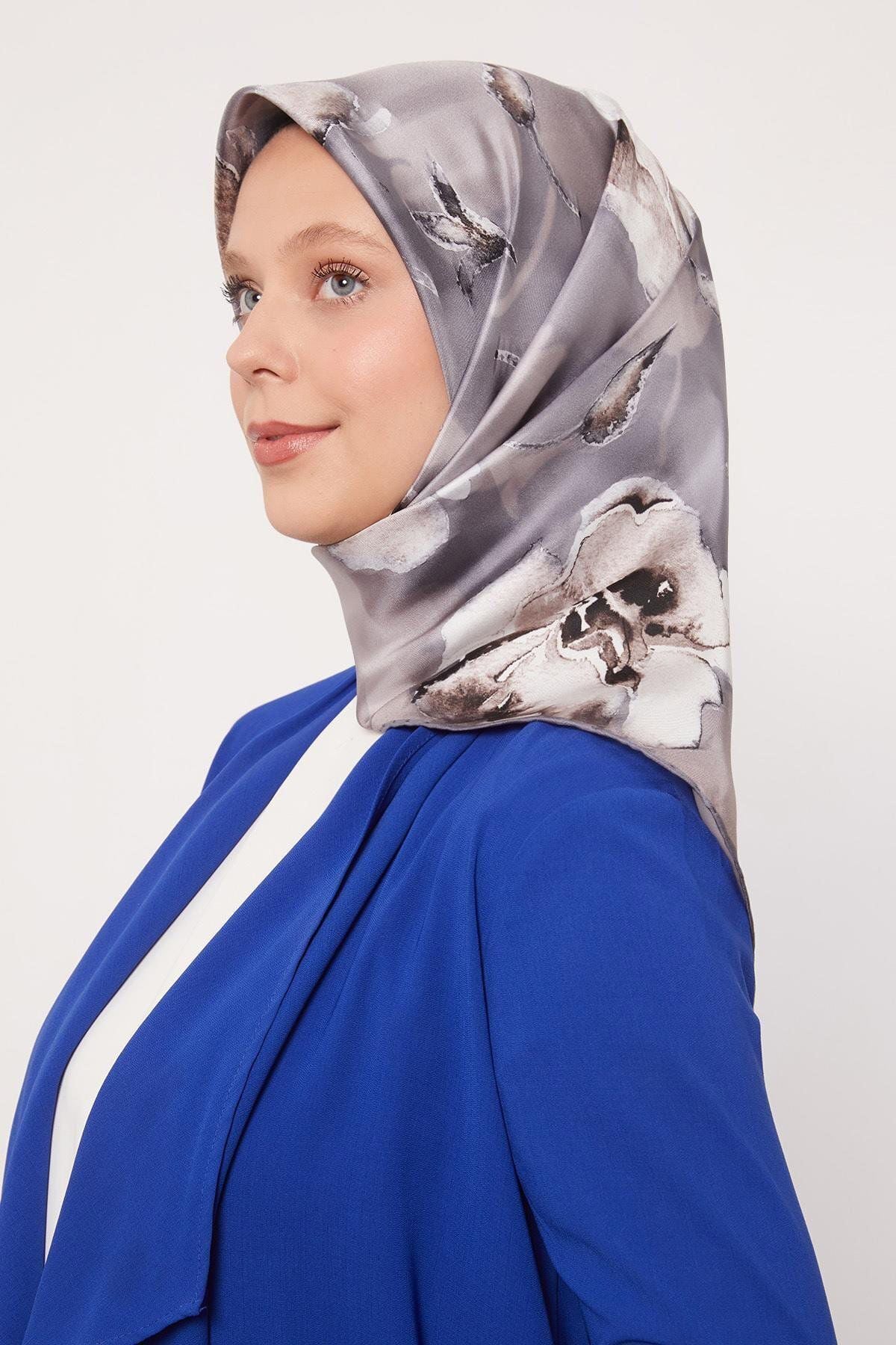 I-1141 LEVİDOR TWİLL İPEK EŞARP #07-25#