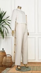 SZ-5319 DÜĞMEİ BOL PAÇA PANTOLON QYS PANTOLON SZ-5319 #23-05#