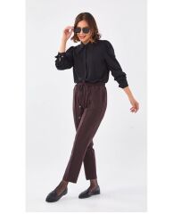 SZ-153  YANDAN CEPLİ BAĞCIKLI PANTOLON #12-25#