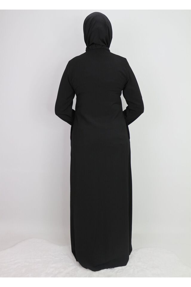 4447 ABİYE ELBİSE ÖNÜ VE ARKASI BOYDAN PUL İŞLEMELİ OMUZDAN BİLEĞE KADAR ÖTREN PUL İŞLEMELİ A KESİM TASARIM ABİYE ELBİSE #24-010 50 - LACİVERT