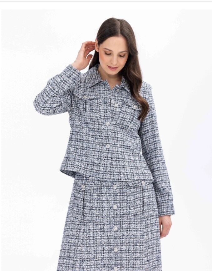 1011 CEP DETAYLI DÜĞMELİ TÜVİT CEKET GÜNLÜK CEKET 11231105401011 QKS  #23-10#