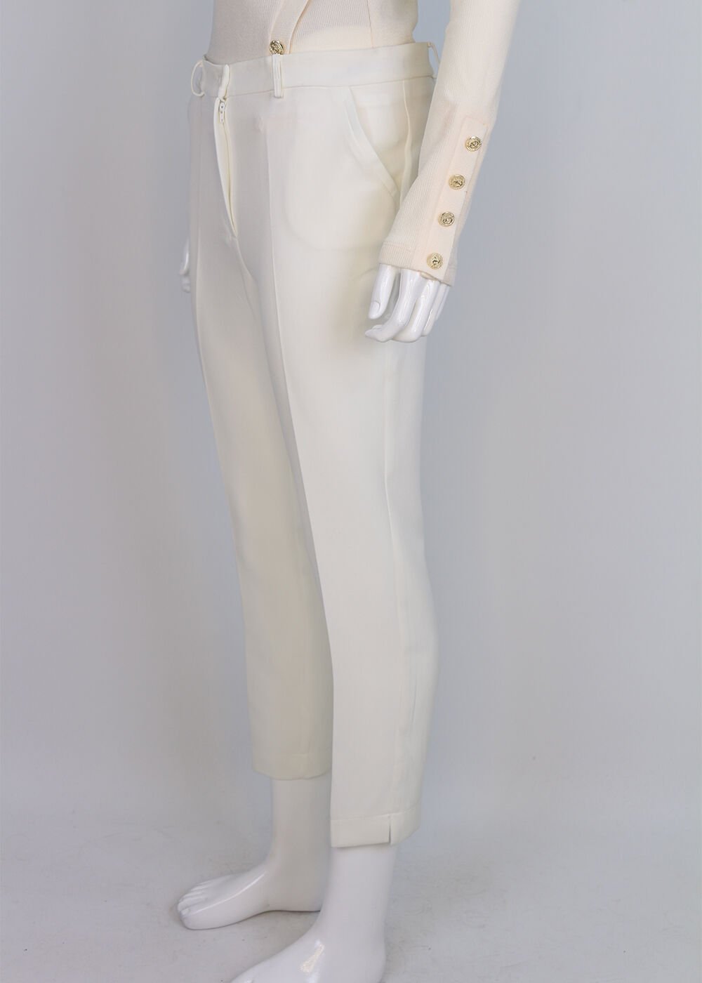 59059 ÖNDEN 2 DÜĞMELİ CEPLİ KALSİK DAR PAÇA PANTOLON QYS PANTOLON 59059 #23-063