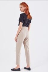 59058 ÖNDEN FERMUARLI KLASİK DAR PAÇA PANTOLON QYS 59058 PANTOLON #23-063