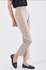 59058 ÖNDEN FERMUARLI KLASİK DAR PAÇA PANTOLON QYS 59058 PANTOLON #23-063