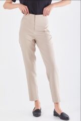 59058 ÖNDEN FERMUARLI KLASİK DAR PAÇA PANTOLON QYS 59058 PANTOLON #23-063