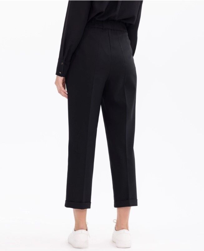 1076 BİLEK BOY HAVUÇ KESİM PANTOLON  GÜNLÜK PANTOLON 10231107001076 QKS GÜNLÜK PANTOLON #23-103