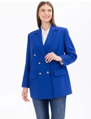 1008 BÜYÜK BEDEN DÜĞME DETAYLI BLAZER CEKE BLAZER CEKET 14231105401008 QKS KBLAZSER CEKEKT  #23-10#