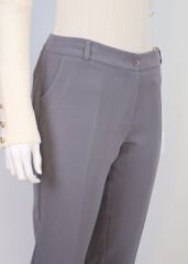 59019 ÖNÜ DÜĞMELİ VE FERMUARLI KLASİK KDAR PAÇA PANTOLON QKS  PANTOLON 59019 #23-09#