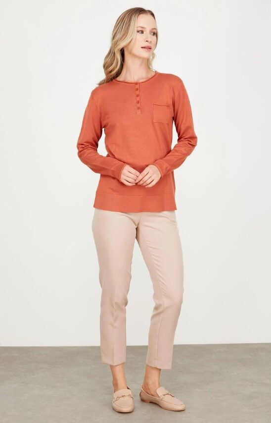 21496 CEP DETAYLI TRİLO BLUZ QKS BLUZ #23-11#