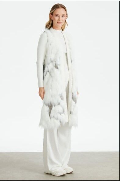 7815  KÜRKLÜ YELEK QKS YELEK 7815 #23-123