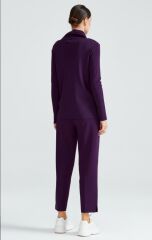 21191 BOĞAZLI RAYON BLUZ TAKIM QKS TAKIM 21191 #23-103