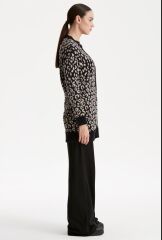 21264 LEOPAR DESENLİ MİNK TRİKO HIRRKA QKS HIRKA 21264 #23-123