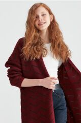9658 VEREV ÇİZGİLİ TRİKO HIRKA QKS HIRKA 96528 #23-12#