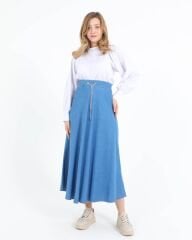 9005 BELİ İPLİ KLOŞ TANSEL ETEK #10-25#