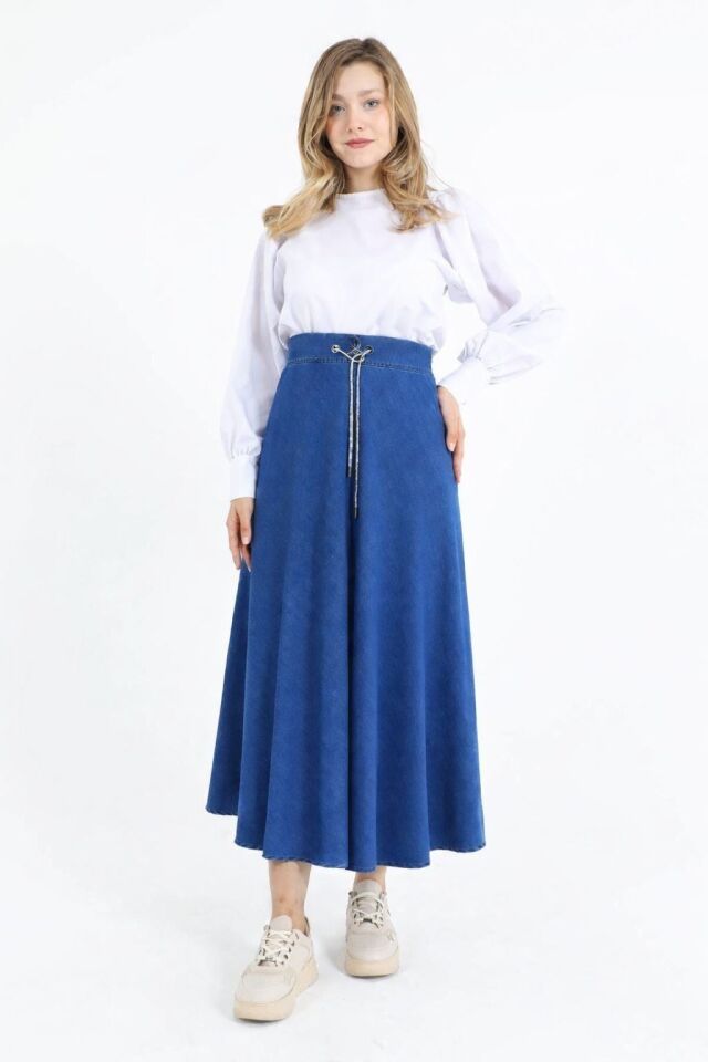 9005 BELİ İPLİ KLOŞ TANSEL ETEK #10-25#