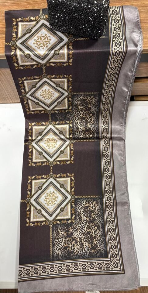 12371 FİVE DİJİTAL PURPLE ŞAL #08-25# STD - bordo