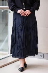 SZ-5475 VİOLA PARÇALI KIRIŞTIRMA ETEK #12-25#