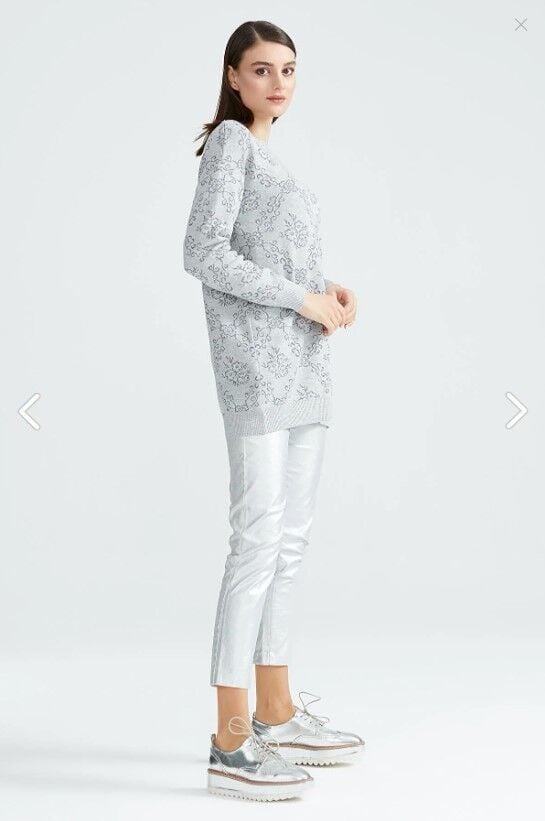 20915 SİM DESENLİ TRİKO TUNİK QKS TUNİK 20915 #23-123