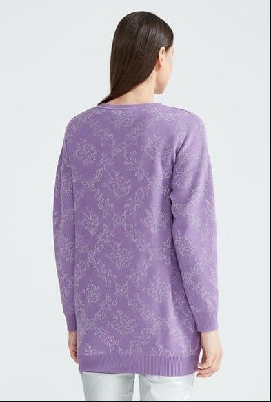 20915 SİM DESENLİ TRİKO TUNİK QKS TUNİK 20915 #23-123