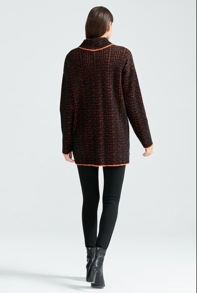 21130 DESENLİ TAM BALIKÇI TUNİK QKS TUNİK 21130 #23-123