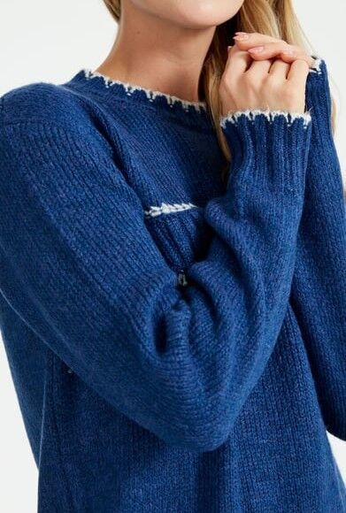 21438 SÜS DİKİŞLİ TRİKO TUNİK QKS TUNİK 21438 #23-123