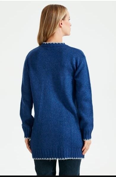 21438 SÜS DİKİŞLİ TRİKO TUNİK QKS TUNİK 21438 #23-123