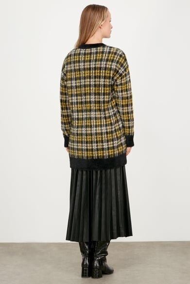 21509 EKOSE DESNLİ TRİKO MİNK TUNİK QKS TUNİK 21509 #23-12#