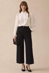 5626  VENÜS PAÇASI PİLELİ DÜĞMELİ PANTOLON #12-25#