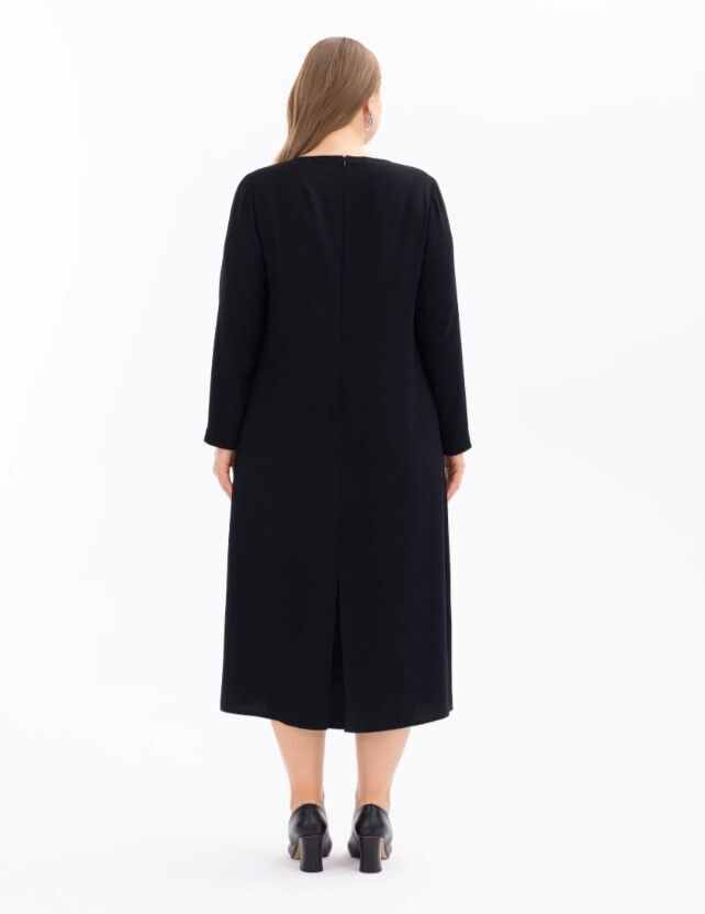 1004 KLASİK ELBİSE 14242104001004 QYS ELBİSE #24-03#