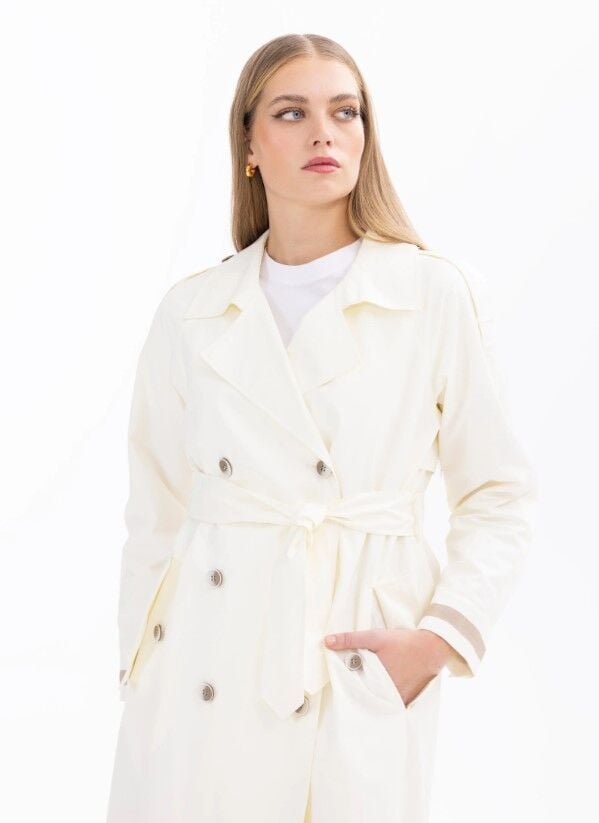 1008 KLASİK TREÇKOT 11242104901008  QYS TRENÇ #24-033