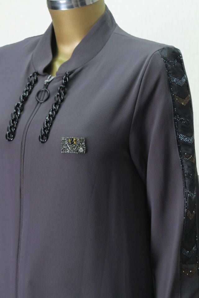 1016 ÖNDEN FERMUARLI ÖRGANZE TAŞLI GİY ÇIK KAP QYS KAP #24-05#