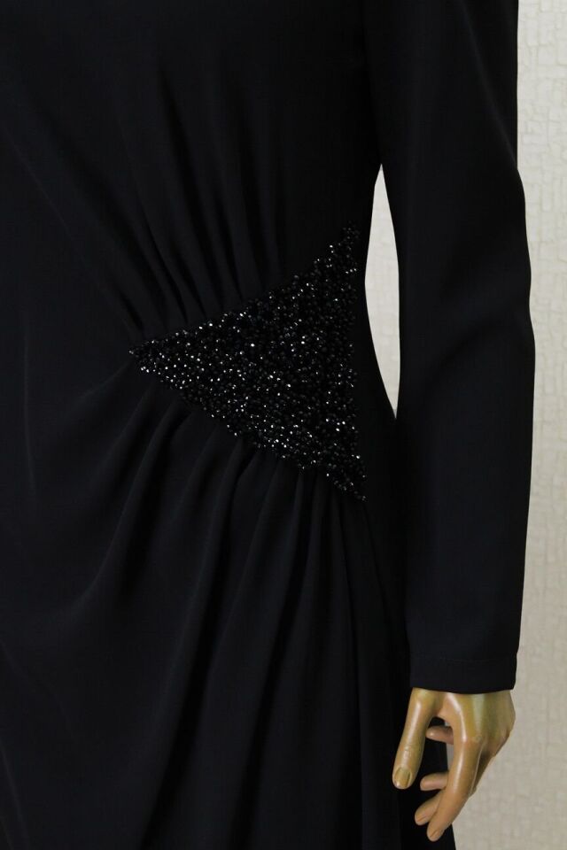 2854 BELİ KRİSTAL TAŞ DETAYLI ABİYE ELİBSE QYS ABİYE ELBİSE #24-05#