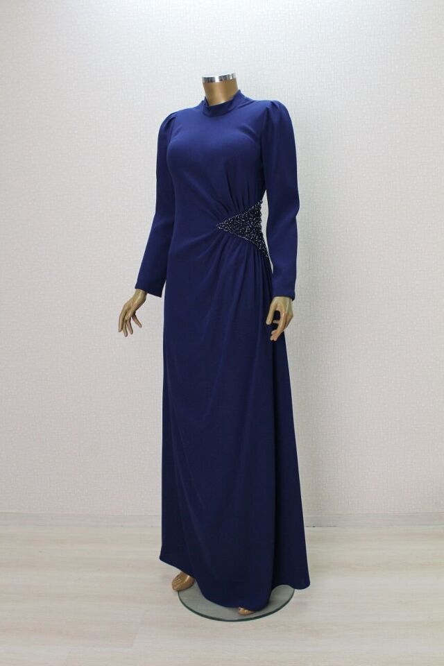 2854 BELİ KRİSTAL TAŞ DETAYLI ABİYE ELİBSE QYS ABİYE ELBİSE #24-05#