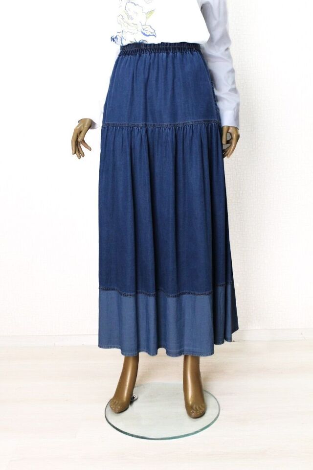 52012 ETEK  BELİ LASTİKLİ TANSEL ETEK QYS ETEK ç#24-053