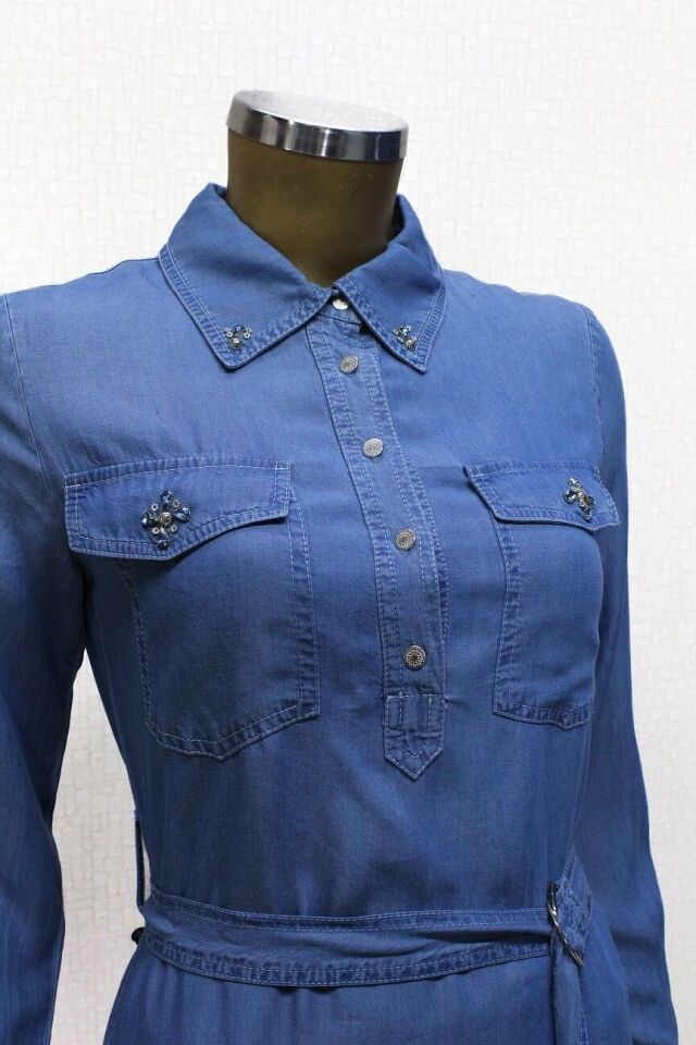 56010 TAKIM ÖNDEN YARIM DÜĞMEL BELİ BAĞLAMALI TANSEL TAKIM QYS TAKIM Ç#24-05#