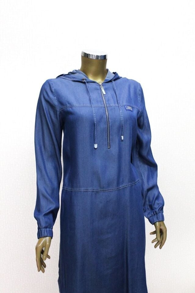 56019 TAKIM ÖNDEN YARIM FERMUARL KAPÜŞONLU KOL UCU LASTİKLİ TANSEL KTAKIM QYS TAKIM #24-05#