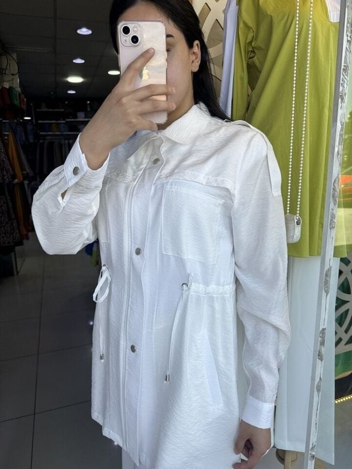 2217 KAP ÖNDEN FERMUARLI ÇIT ÇIT KAPAMALI OMZU APOLETLİ KAP QYS KAP #24-053