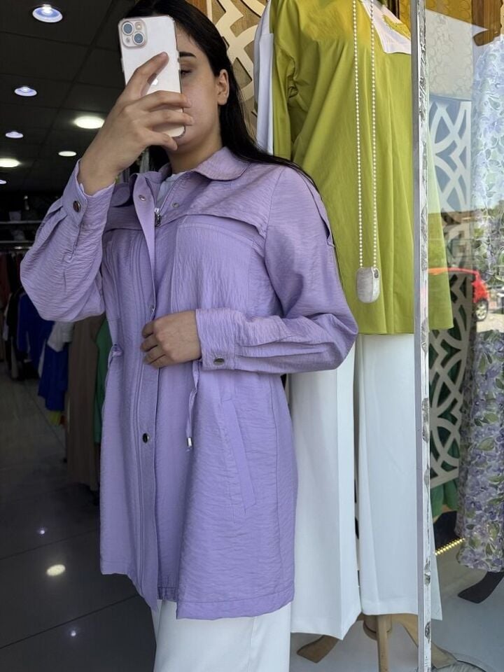 2217 KAP ÖNDEN FERMUARLI ÇIT ÇIT KAPAMALI OMZU APOLETLİ KAP QYS KAP #24-053