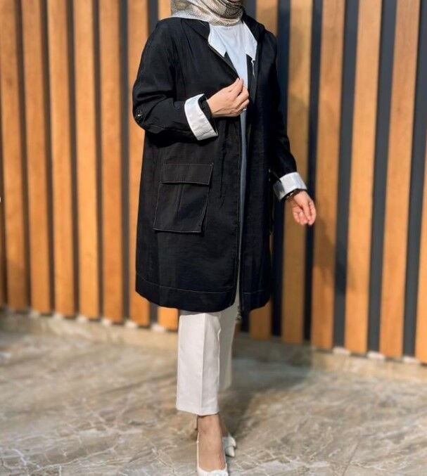 1006 KAP ÖNDEN FERMUARLI CEPLİ KAPÜŞONLU KAP QYS KAP #24-05#