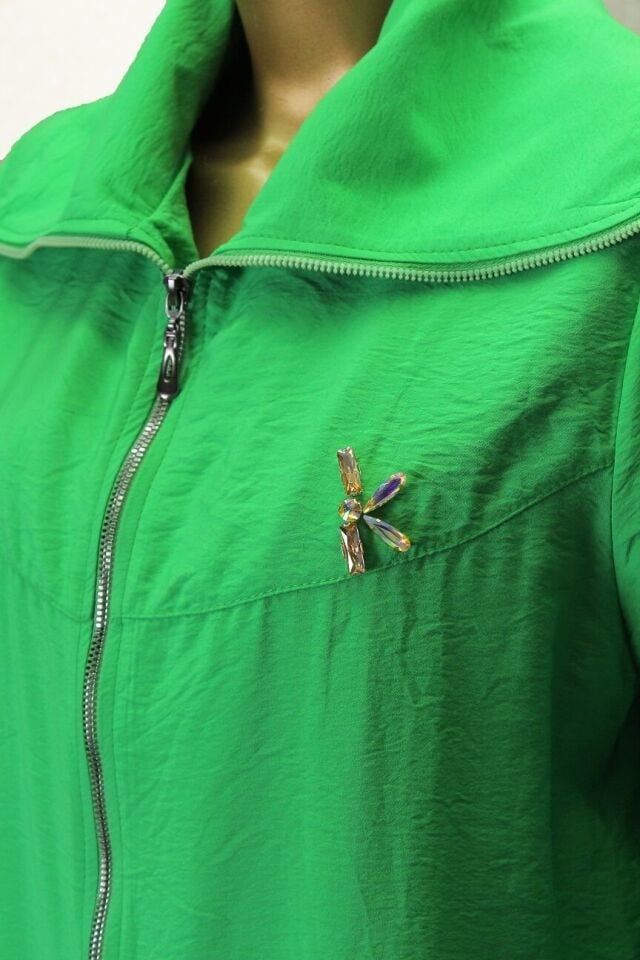 2216 KAP ÖNDEN FERMUARLI CEPLİ GÖĞSÜ TAŞ DETAYLI KAP QYS 2216 #24-06#