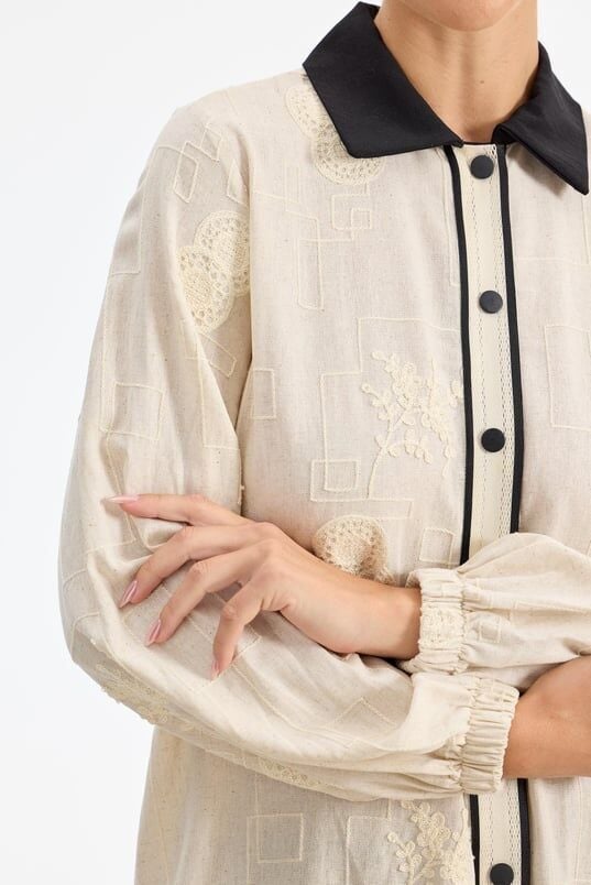 1822 TAKIM YAKASI VE BANTI RENK DETAYL TAKIM QYS TAKIM 1822 #24-06#